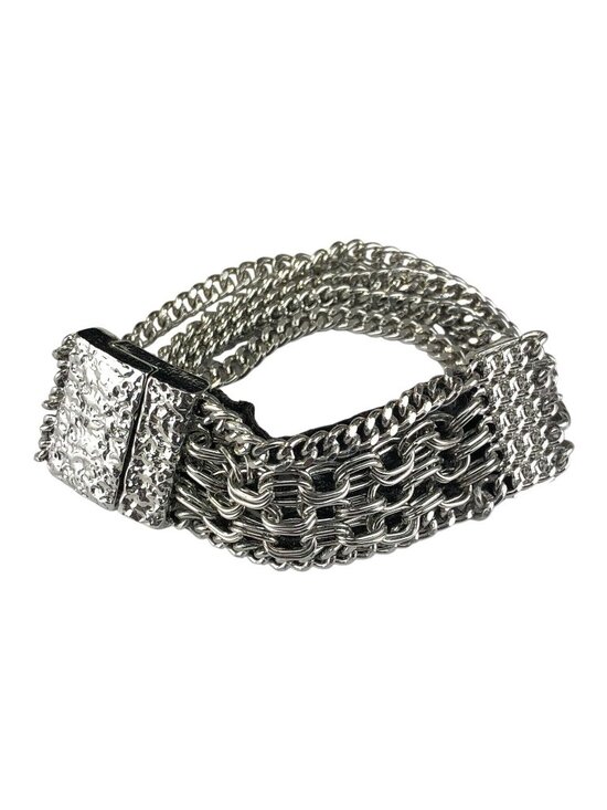 Vera Wang Jewelry - Vera Wang Dark Silver Tone Magnetic Chain Bracelet